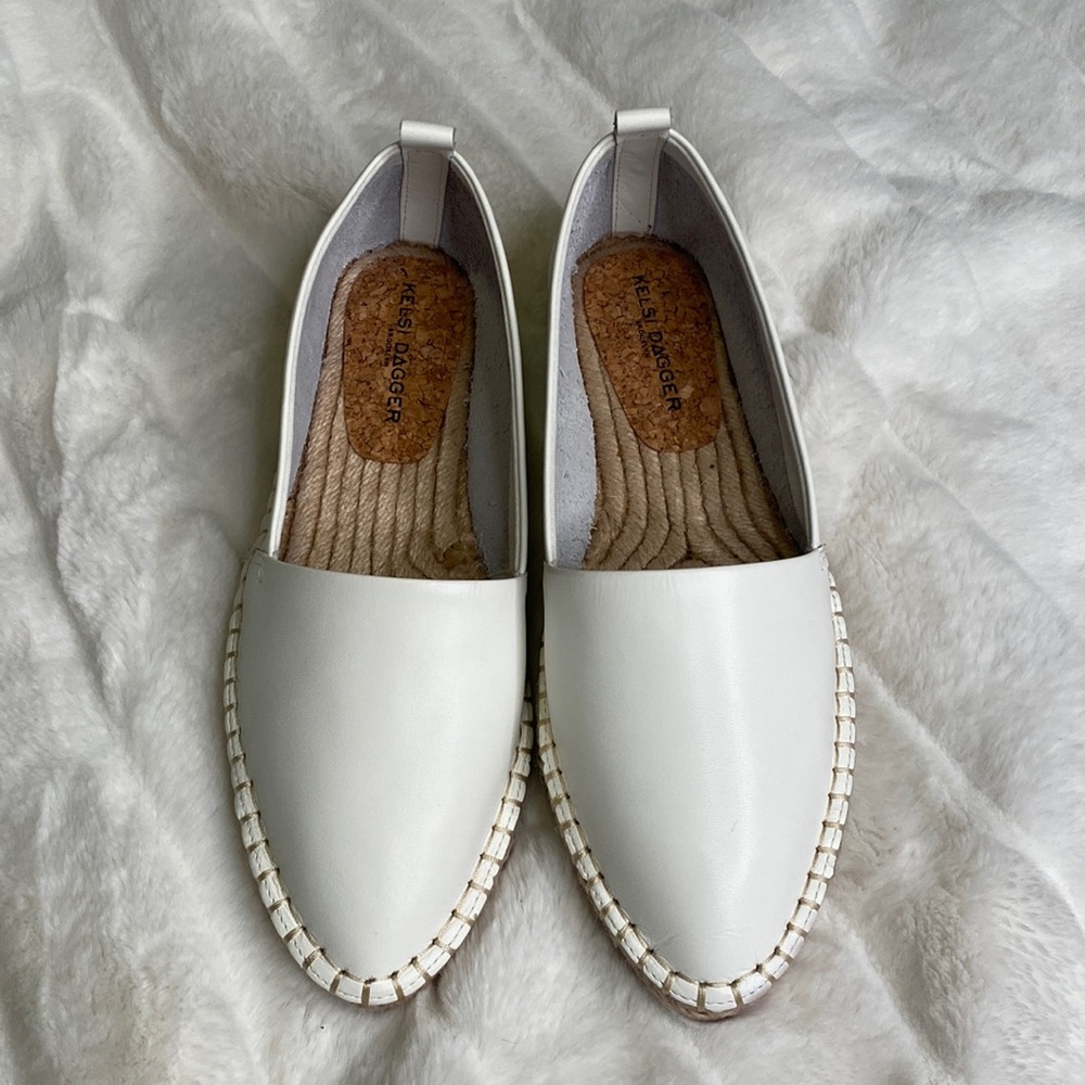 NEW Kelsi Dagger Juniper Fox Espadrille in WHITE - size 6